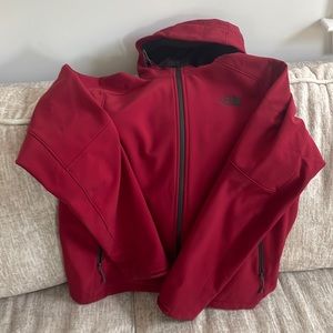 Fall winter jacket lined with fleece material. Really warm and great for rain.